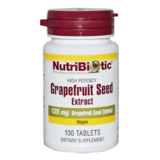 NutriBiotic Grapefruktkärnextrakt 125 mg 60 kapslar