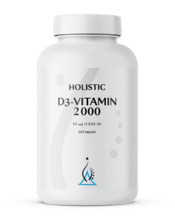 Holistic D3-vitamin 2000 360 kaps