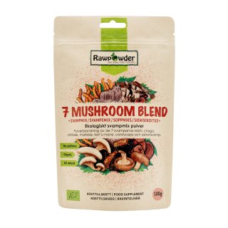 Rawpowder 7 Mushroom Blend 100 g EKO