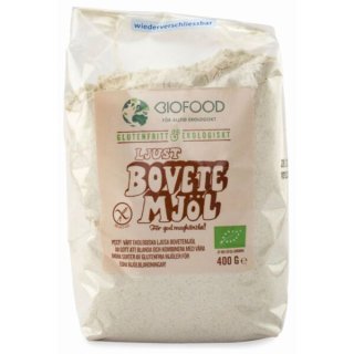 Biofood Bovetemjöl ljust Glutenfritt Eko 400 g