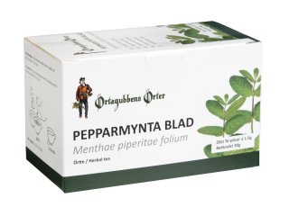 Örtagubben Pepparmynta blad örtte 20 påsar
