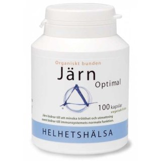 Helhetshälsa Järn Optimal 25 mg 100 kaps