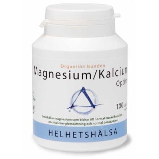 Helhetshälsa Magnesium / Kalcium Optimal 100 kaps