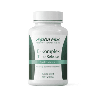 Alpha Plus B-Komplex Time Release med C-vitamin 90 tabl