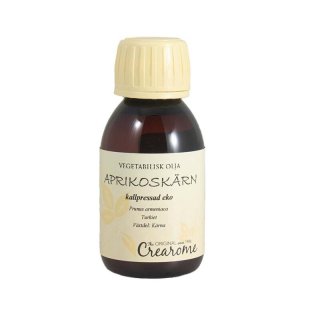Crearome Aprikoskärnolja kallpressad Eko 100 ml