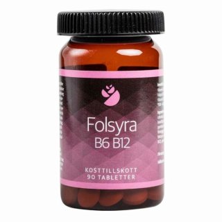 Bringwell Folsyra B6 B12 90 tabl