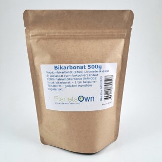 Planets Own Bikarbonat 500 g - Livsmedelskvalité