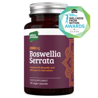 Boswellia Serrata 180 kapslar Nature Provides - Friska leder!