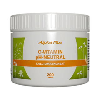 Alpha Plus C-vitamin pH-neutral 200g - Kalciumaskorbat