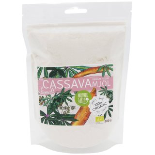 Mother Earth Cassavamjöl Finmalt EKO 500g Glutenfritt