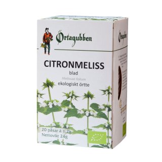 Örtagubben Citronmeliss EKO 20 påsar
