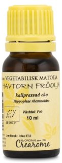 Crearome Havtorn fröolja Eko kallpressad 10 ml