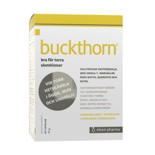 Elexir Pharma Buckthorn 60 kaps - Havtornsextrakt