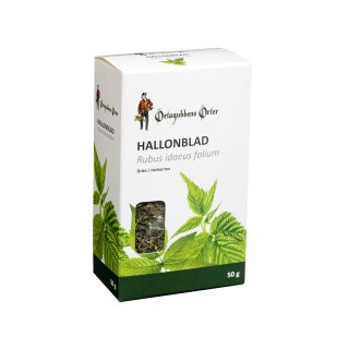 örtagubbens hallonbladsteförpackning
