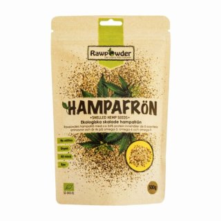 Rawpowder Hampafrön Eko 300 g