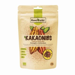 Rawpowder Kakaonibs Eko 150 g Criollokakao