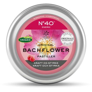 Nr 40 Energi Kraft och styrka Bachflower pastiller 50 g