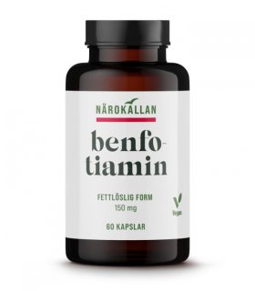 Närokällan Benfotiamin 150 mg 60 kapslar