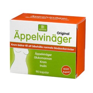 Nyform Äppelvinäger 90 kap