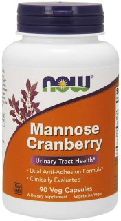 NOW Mannose Cranberry 90 kapslar