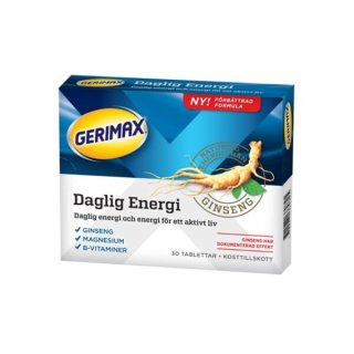 Gerimax Daglig Energi 30 tabl