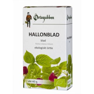 Örtagubben Hallonblad EKO 40 g