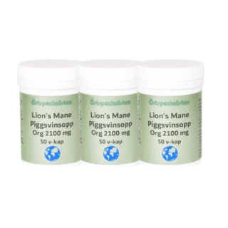Örtspecialisten Lion's Mane 50 kaps 3-PACK