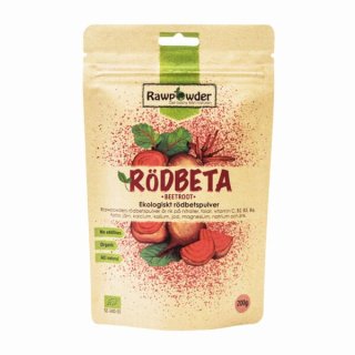 Rawpowder Rödbetspulver Eko 200 g