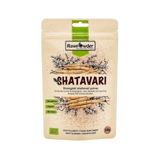 Rawpowder Shatavari pulver Eko 100 g