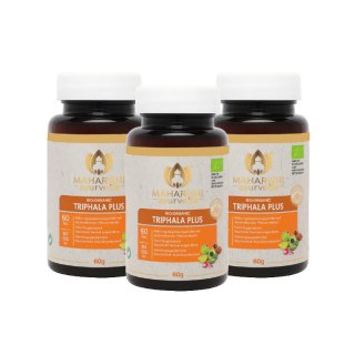 Triphala Plus 60 Tabl 3-PACK: Naturlig hälsa i varje tablett
