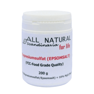 Magnesiumsulfat (Epsomsalt) 200 g All Natural