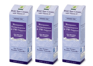 3-PACK At last naturals Wild Yam Cream 10% 60 ml