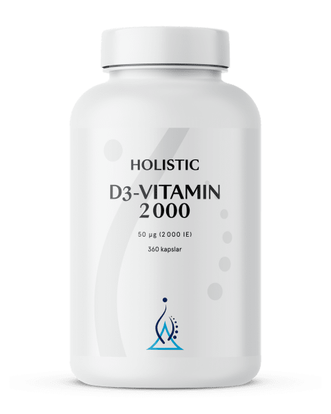 Holistic D3-vitamin 2000 360 kaps