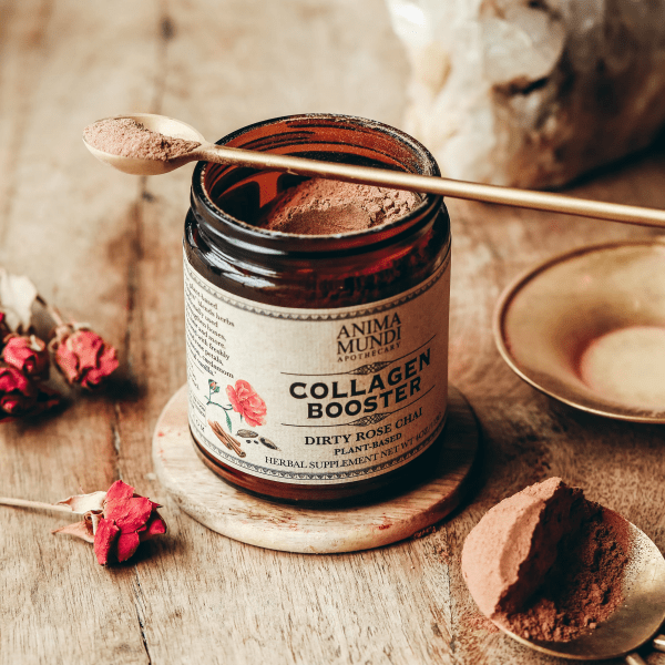 Anima Mundi Collagen Booster Dirty Rose Chai Plant-Based 113g