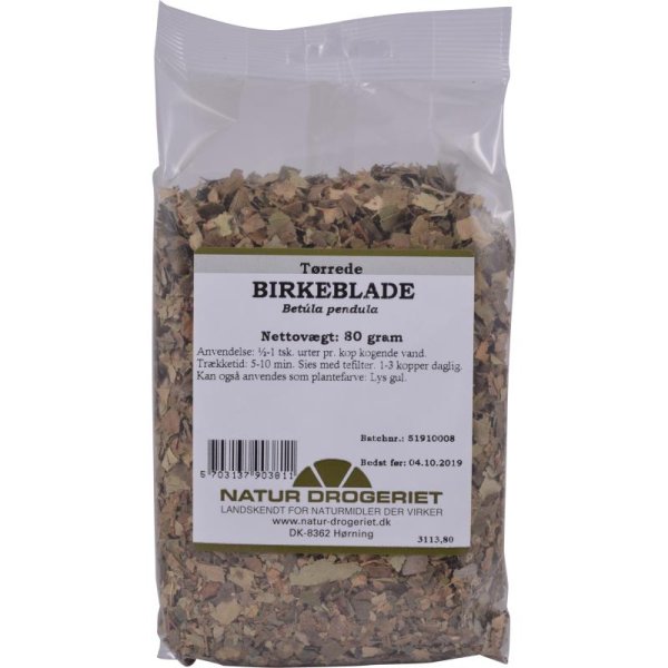 Björkblad 80 g Naturdrogeriet