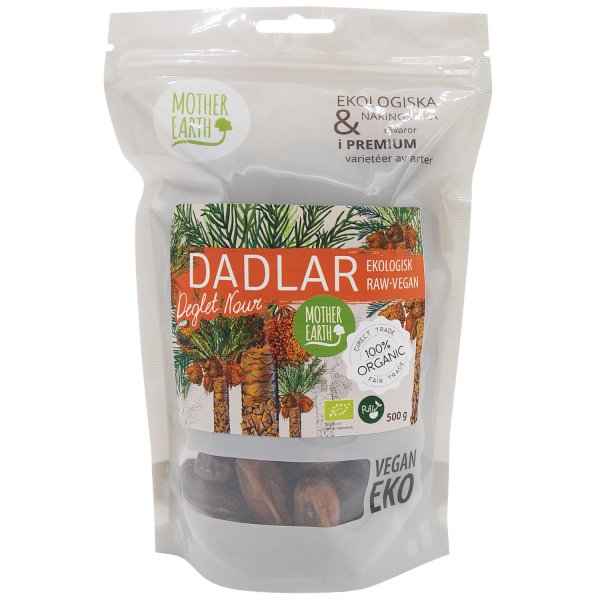 Mother Earth Dadlar Deglet Nour Kärnfria Eko 500 g