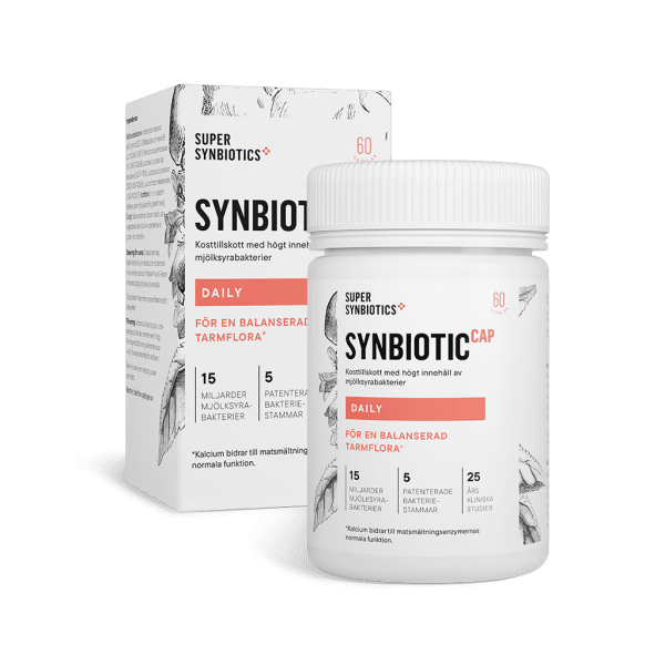 Super Synbiotics Daily Cap 60 kap | Svenskt kosttillskott