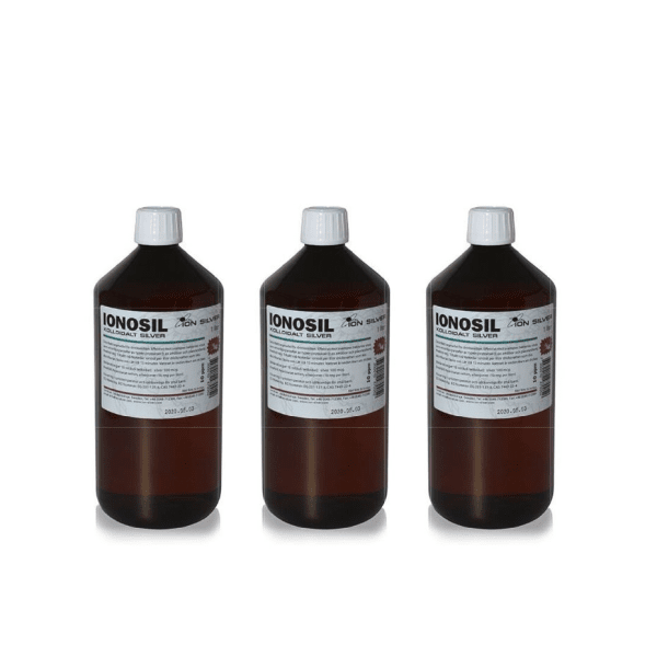 3-PACK Ion Silver Kolloidalt silver 1000 ml