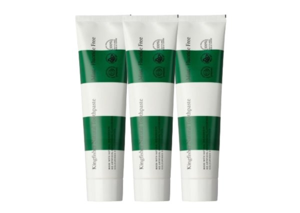 kingfisher fluorfri tandkräm flerpack