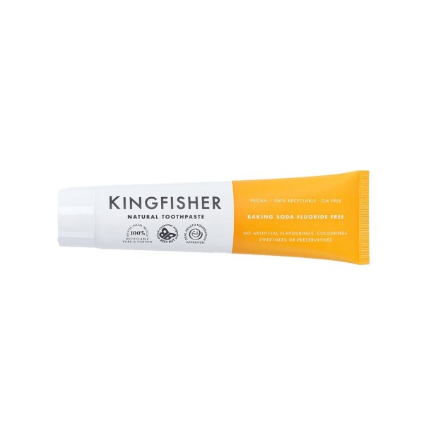 Kingfisher Tandkräm Baking Soda Mint Fluorfri