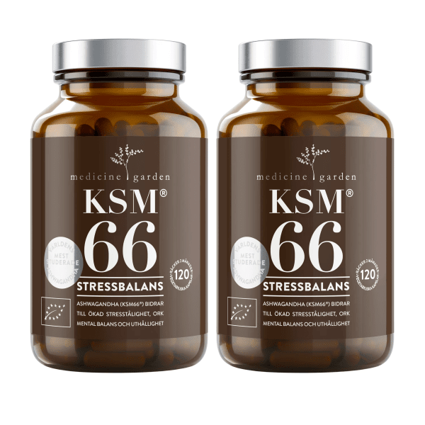 KSM66 Ashwagandha Eko 120 kaps 2-PACK