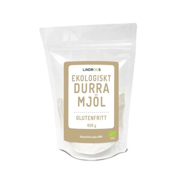 Glutenfritt Durramjöl eko 600 g Lindroos