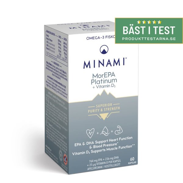 Minami MorEPA Platinum 90% 60 kapslar