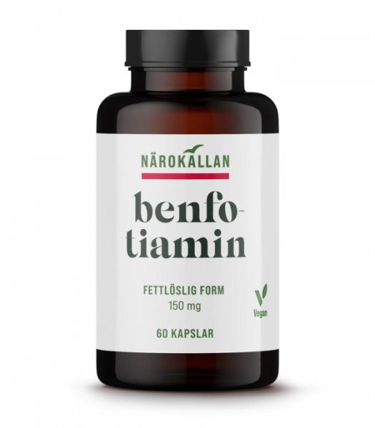 Närokällan Benfotiamin 150 mg 60 kapslar