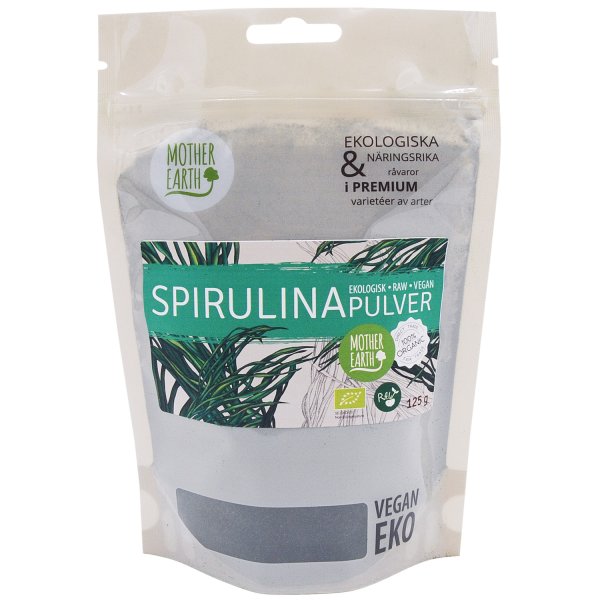Mother Earth Spirulinapulver Ekologisk 125g
