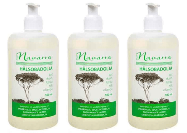 3-PACK Navarra Hälsobadolja Eko 500 ml