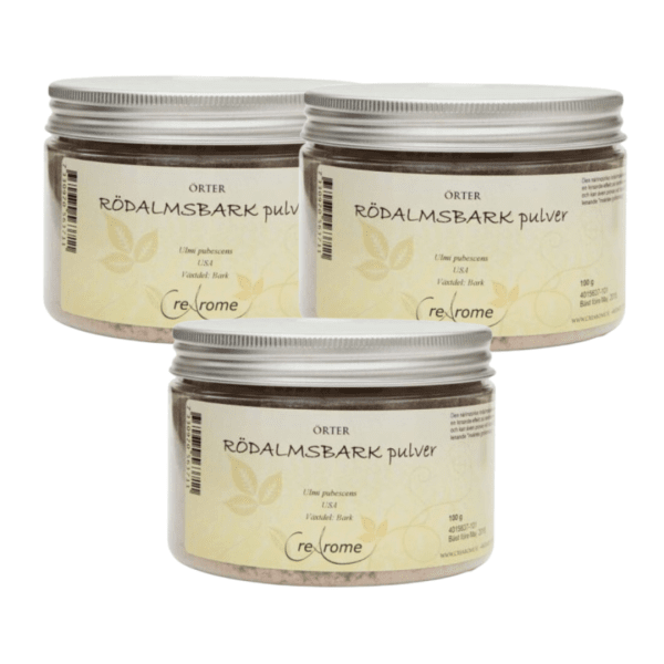 Rödalmsbark Pulver 100 g 3-PACK Crearome