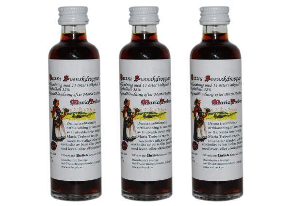 Bittra Svenskdroppar 40 ml Maria Treben 3-PACK