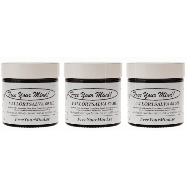 3-PACK Vallörtsalva 60 ml Free Your Mind!
