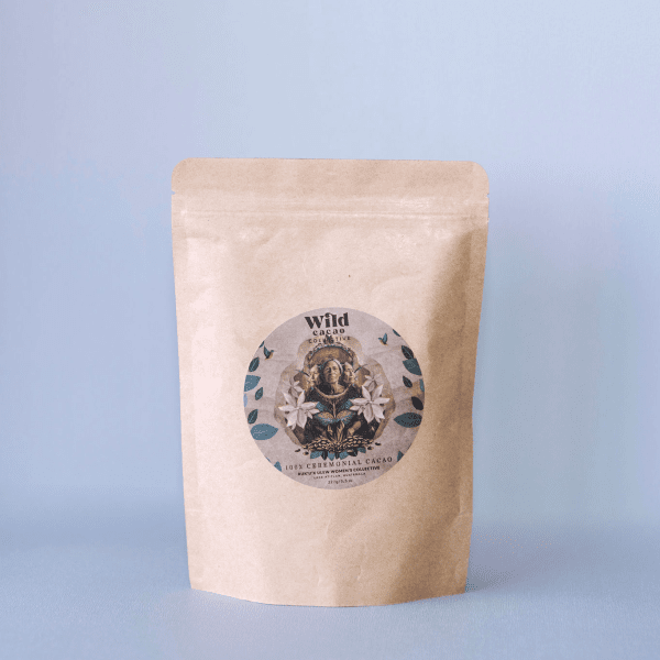 100% Ceremoniell Cacao pulver 454 g Wild Cacao Collective